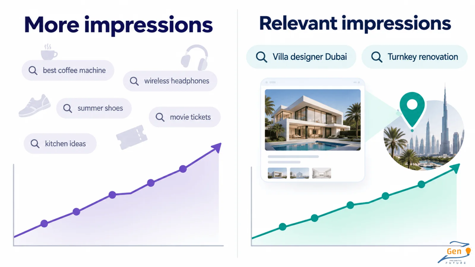 Relevant impressions rise before traffic does in Search Console