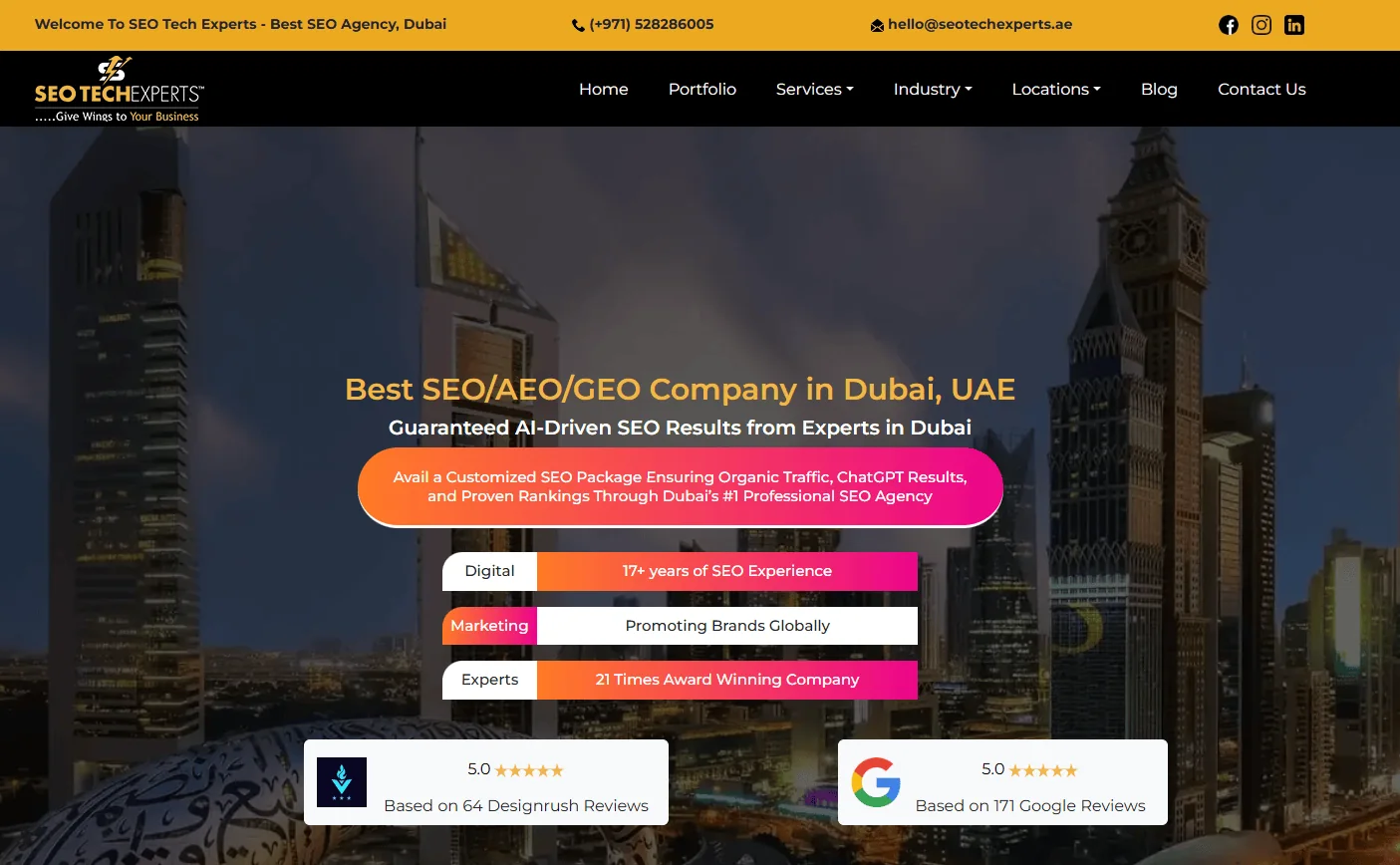 SEO Tech Experts Dubai Organic Nest case study