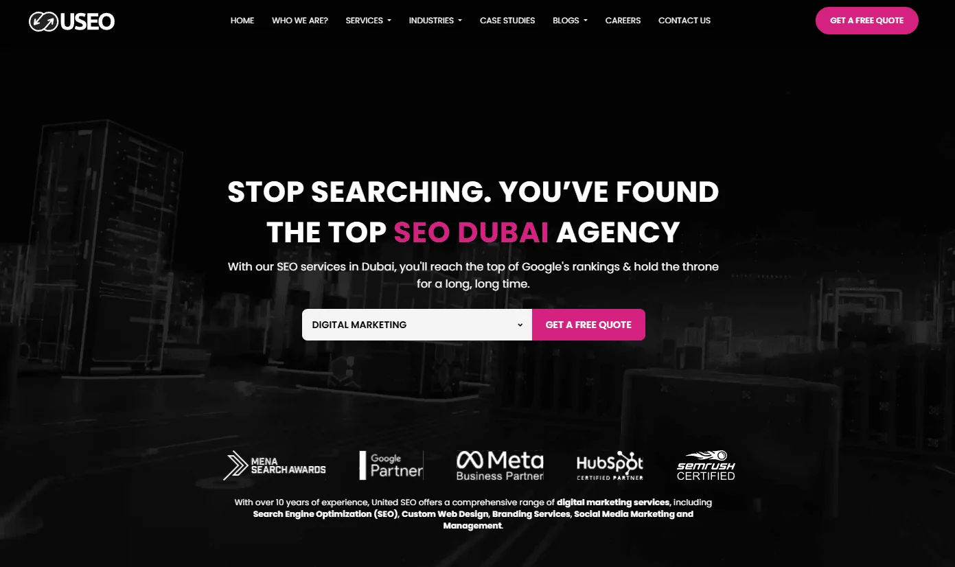 United SEO Dubai London Clinic case study