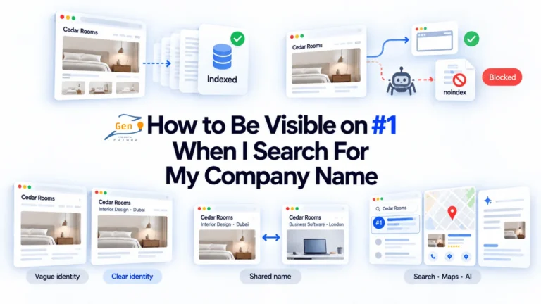 Website not showing on Google when you search your company name here is what to fix