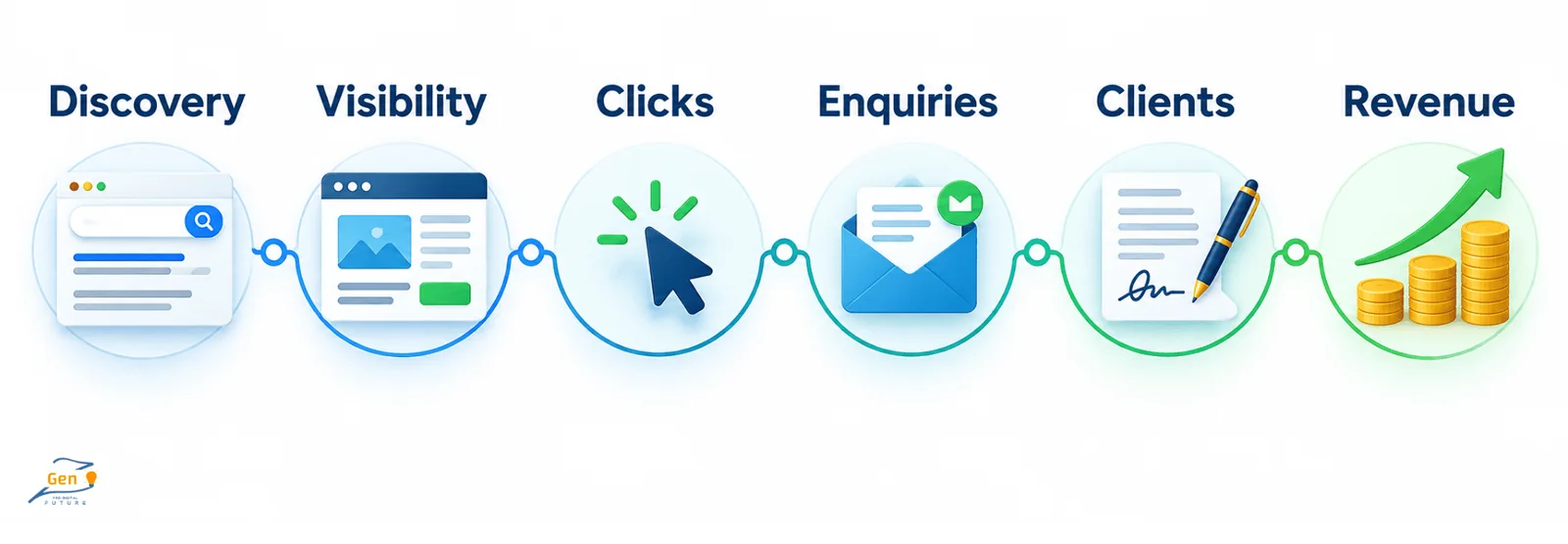 What working SEO looks like for a service business path from search to revenue