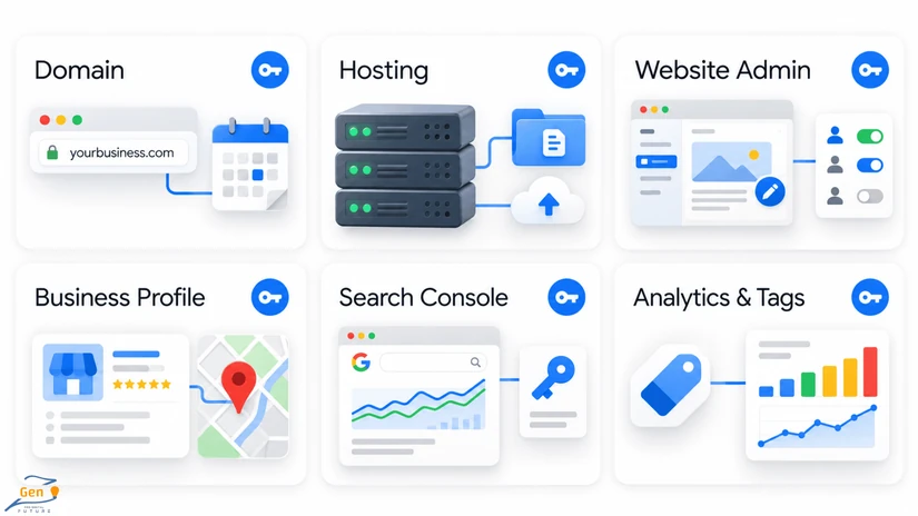 website accounts to secure against a negative seo attack