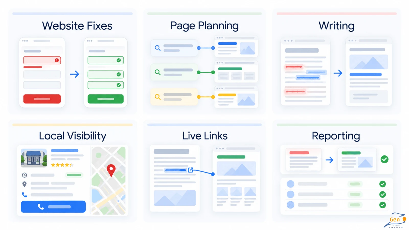 what a monthly seo fee pays for in a small business seo plan