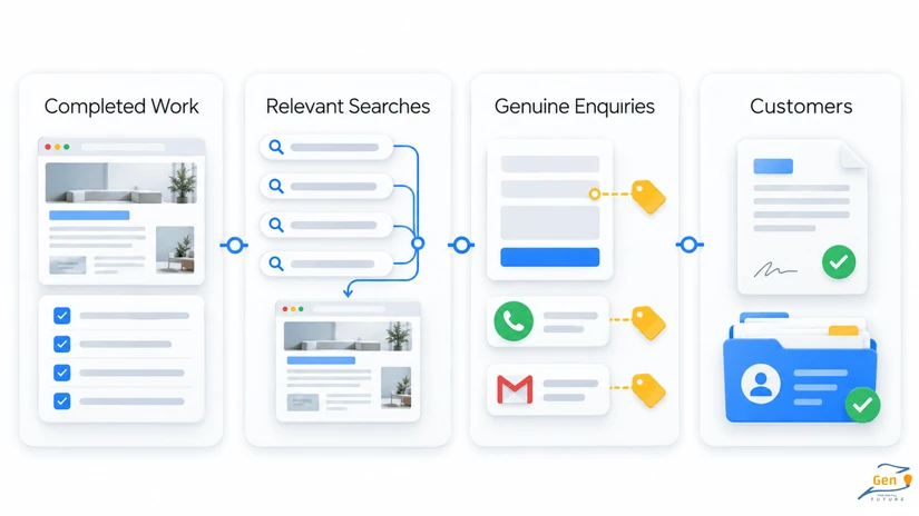 seo results review from completed work to customers alongside negative seo checks