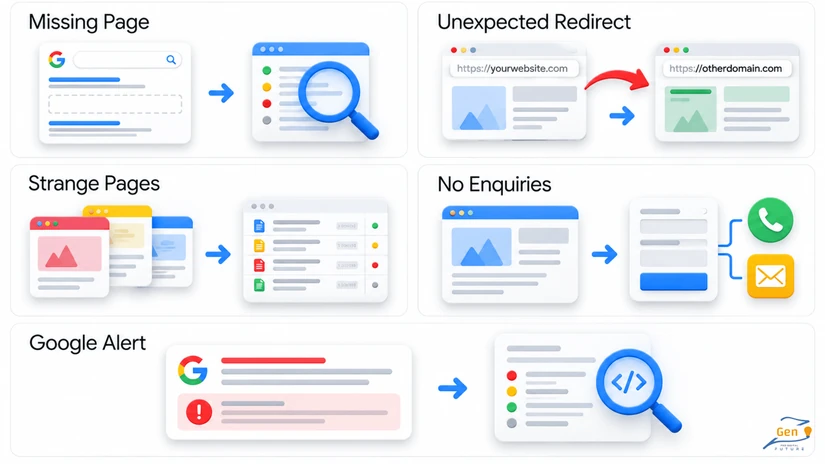 checks for a traffic drop before calling it a negative seo attack